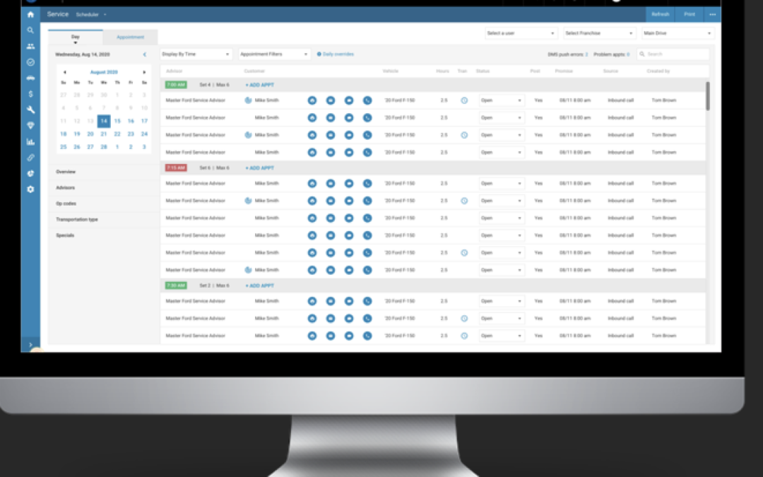 Dixon Scheduler Automated Service Booking